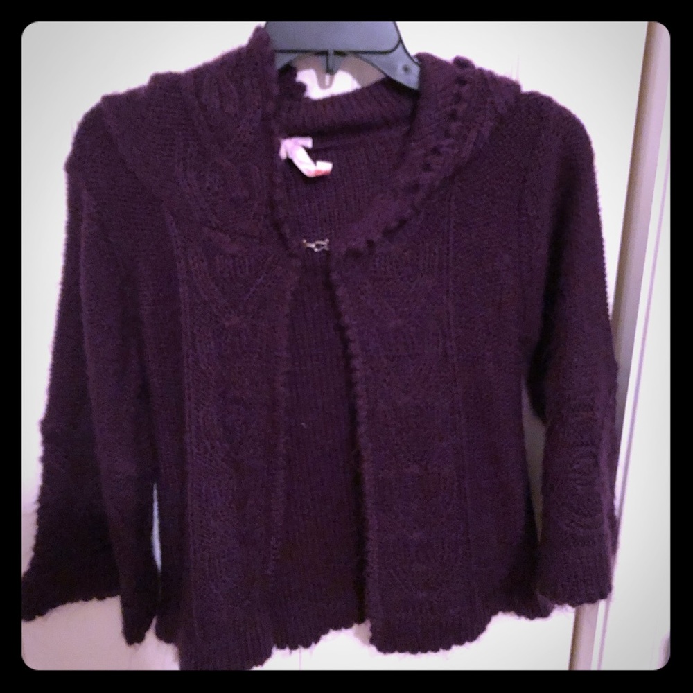 Purple sweater tunic, never worn.